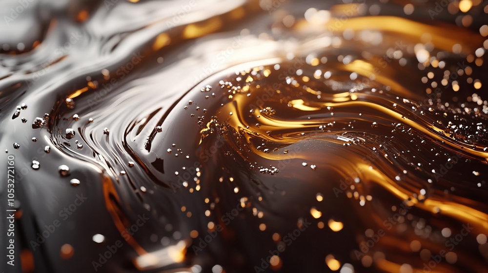 Close-Up of a Liquid Brown Softgel, Showcasing the Glossy Surface and Translucent Quality, Perfect for Health Supplements and Nutraceuticals in Various Dietary Applications Close-Up of a Liquid Brown Softgel, Showcasing the Glossy Surface and Translucent Quality, Perfect for Health Supplements and Nutraceuticals in Various Dietary Applications