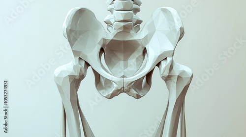 Human Skeleton Pelvis Anatomy Detail 