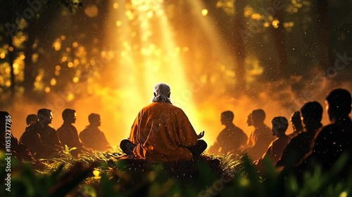 Meditation in the Forest, nature, peace, tranquility, serenity, spiritual