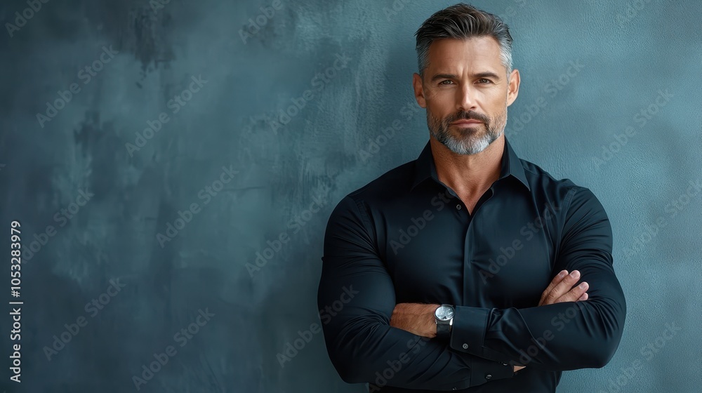 The Confident Man in Black The Confident Man in Black