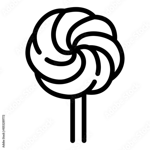 lollipop Line Icon