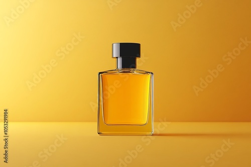 Artistic unbranded parfum bottle mockup 