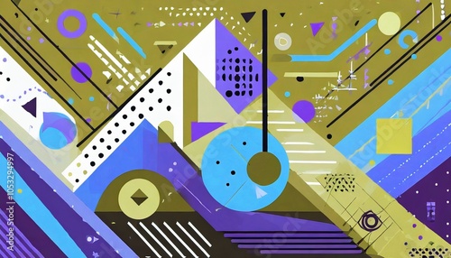 Abstract geometric background design