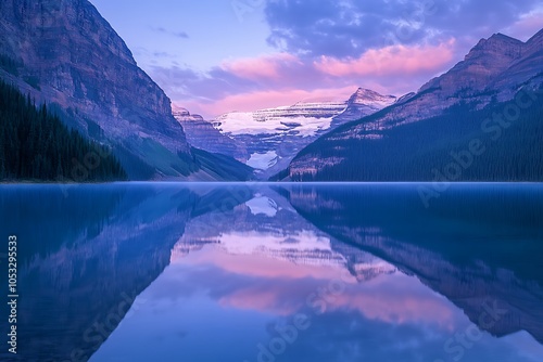 Serene Mountain Lake Reflection