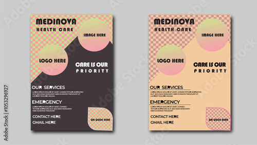 flyer mockup, flyer template, flyer vector, flyer icon, flyer medical