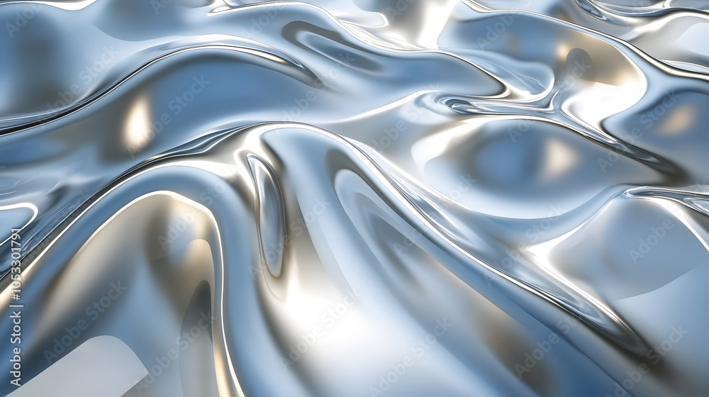 Obraz premium abstract background Chrome effect style