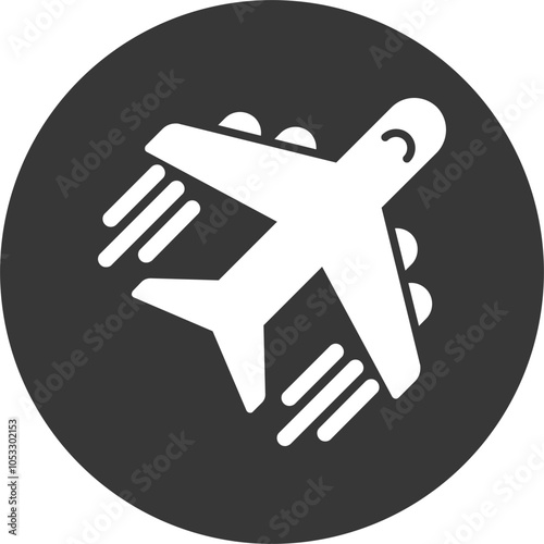 Airplane Vector Icon
