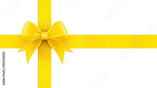 Realistic bow and ribbon for decorating gifts, surprises for holidays. Packing presents for birthday, new year and Christmas. Promotion and Discount objects on transparent background