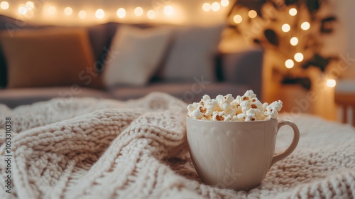 Cozy Living Room for a Movie Marathon Night