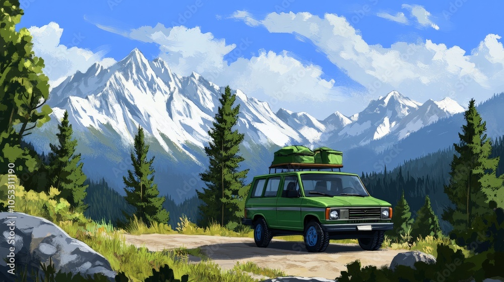 Scenic Family Road Trip Adventure in Nature Scenic Family Road Trip Adventure in Nature