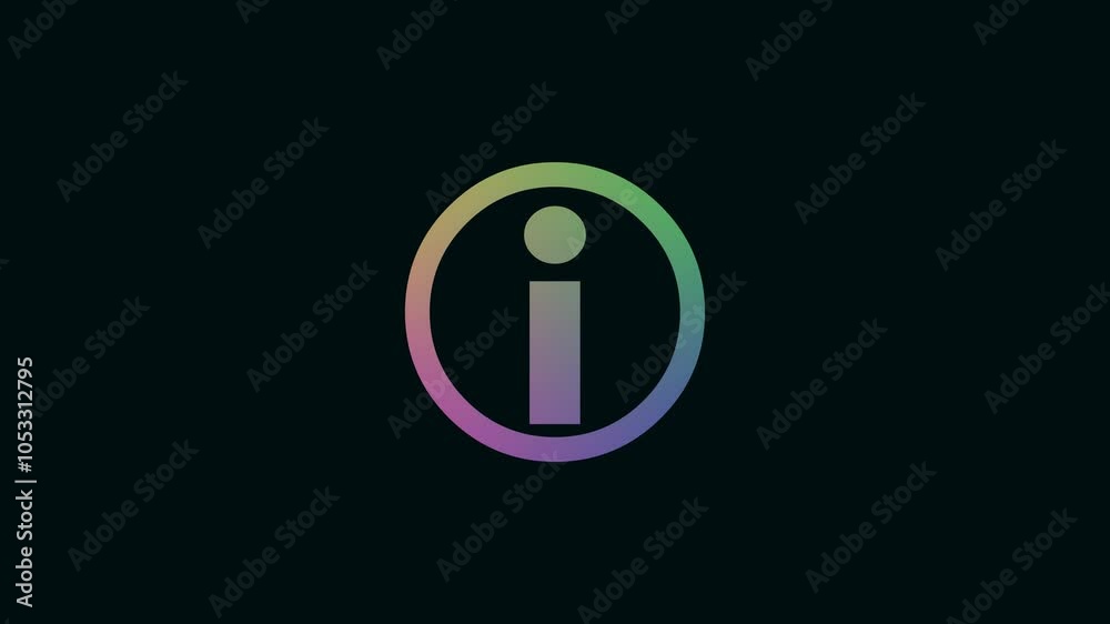 help desk i icon brown cyan color glowing animated black background help desk i icon brown cyan color glowing animated black background