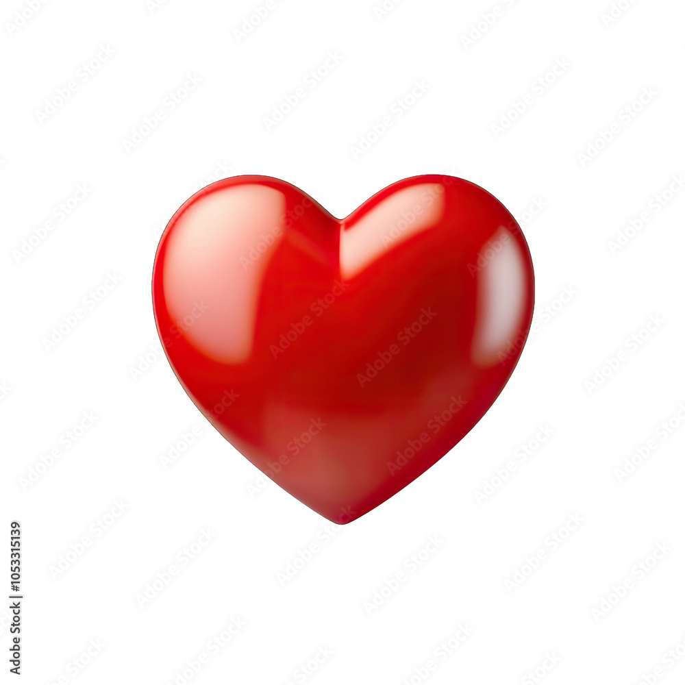 Obraz premium Geometric faceted heart design