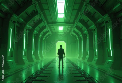 people walking in the tunnel