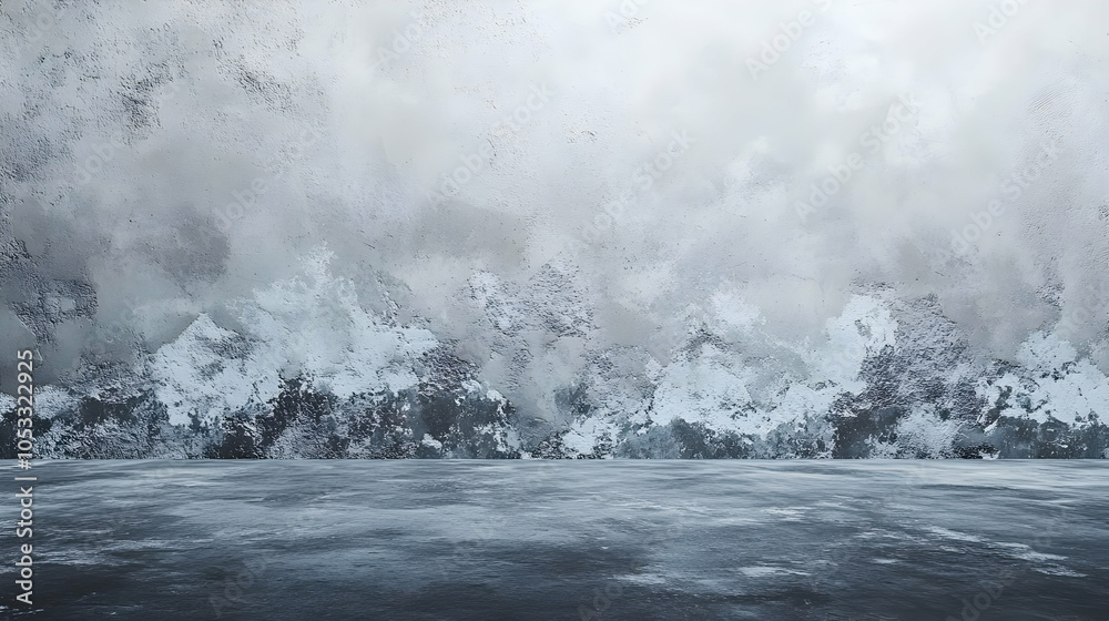 Fototapeta premium Abstract Background with Grey and White Tones - Illustration