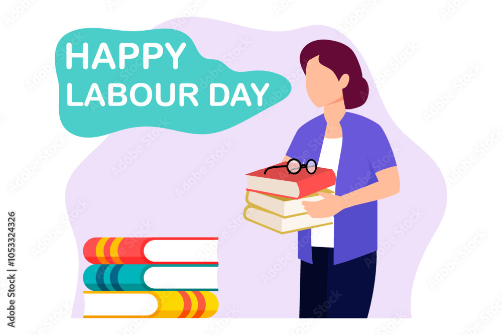 Labour Day Flat Design Illustration Labour Day Flat Design Illustration