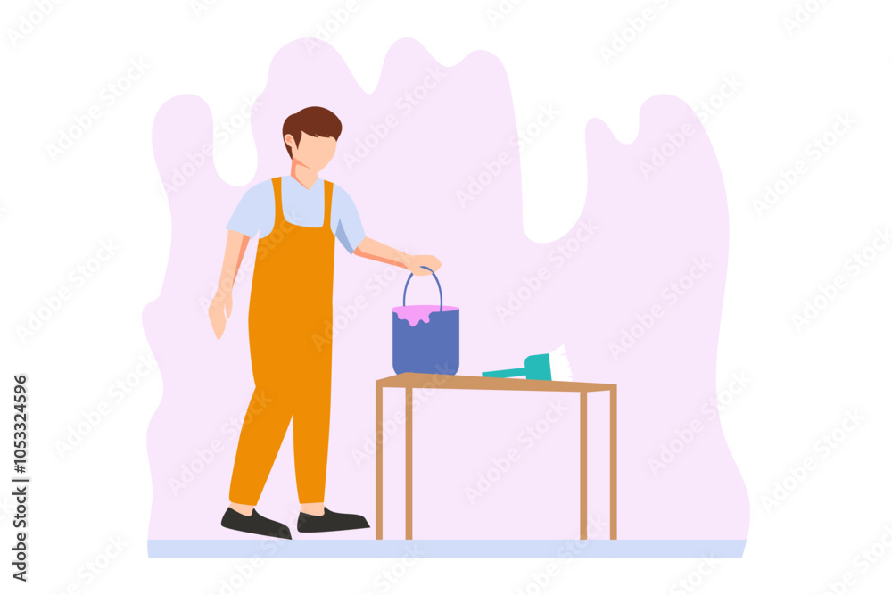 Labour Day Flat Design Illustration Labour Day Flat Design Illustration