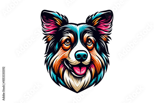 illustration of a dog vector
