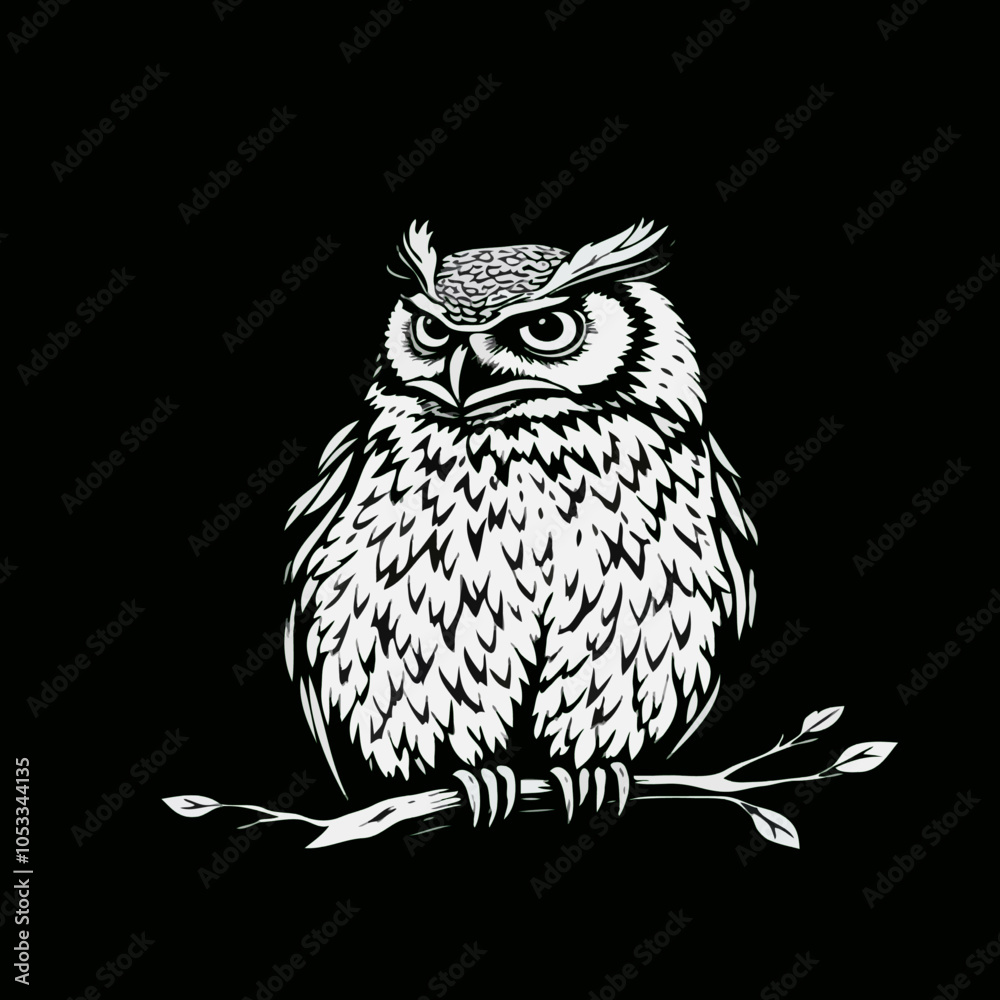 owl vector image owl vector image