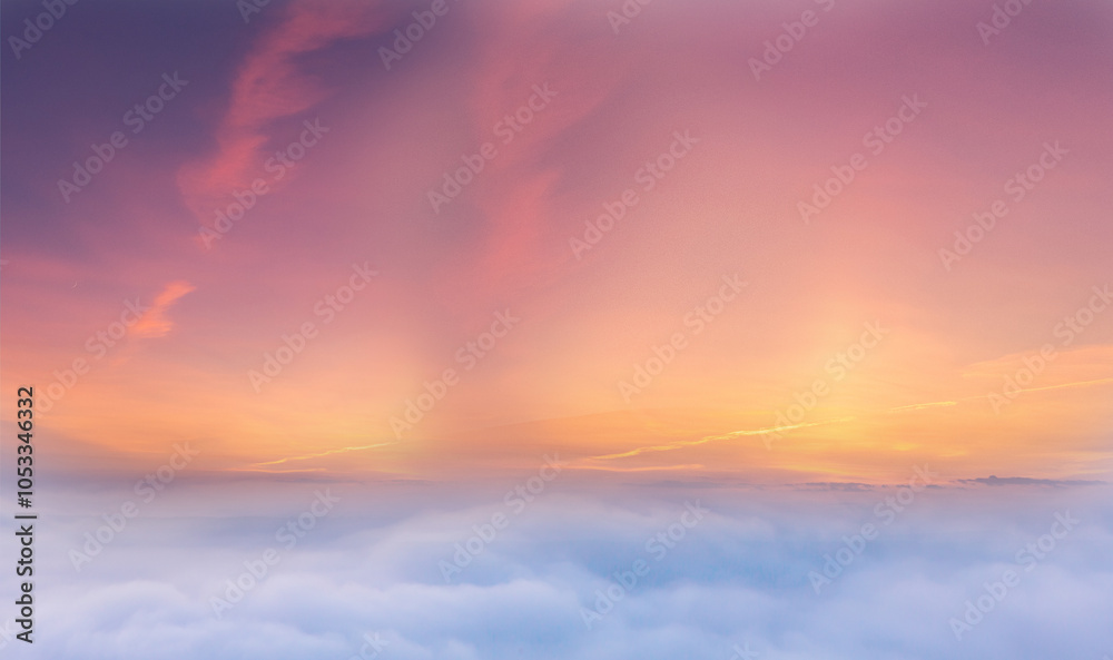 Pastle clouds in the sky at sunrise over .Exotic sunset and soft pink clouds of pastel tones. Scenic image of textured sky. Perfect summertime wallpaper. Bright epic sky. Dramatic evening light
Pastle clouds in the sky at sunrise over .Exotic sunset and soft pink clouds of pastel tones. Scenic image of textured sky. Perfect summertime wallpaper. Bright epic sky. Dramatic evening light