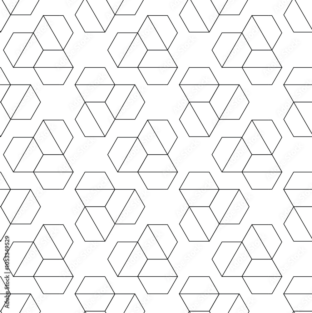 Abstract geometric pattern with crosses, stripes, lines. Seamless vector background. White and black ornament. Modern reticulated graphic design. Abstract geometric pattern with crosses, stripes, lines. Seamless vector background. White and black ornament. Modern reticulated graphic design.