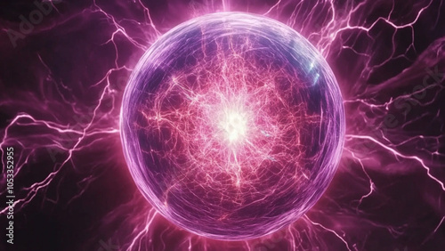 Abstract plasma ball