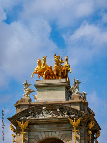 The Chariot of the Aurora, Parc de la Ciutadella, Barcelona, Catalonia, Spain #1053354722