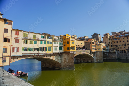 Italy river inlet in a town.