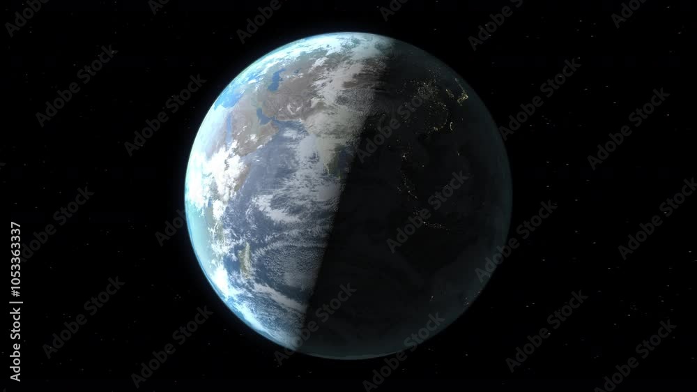 The map of Brunei Darussalam revealed on the surface of the earth at night