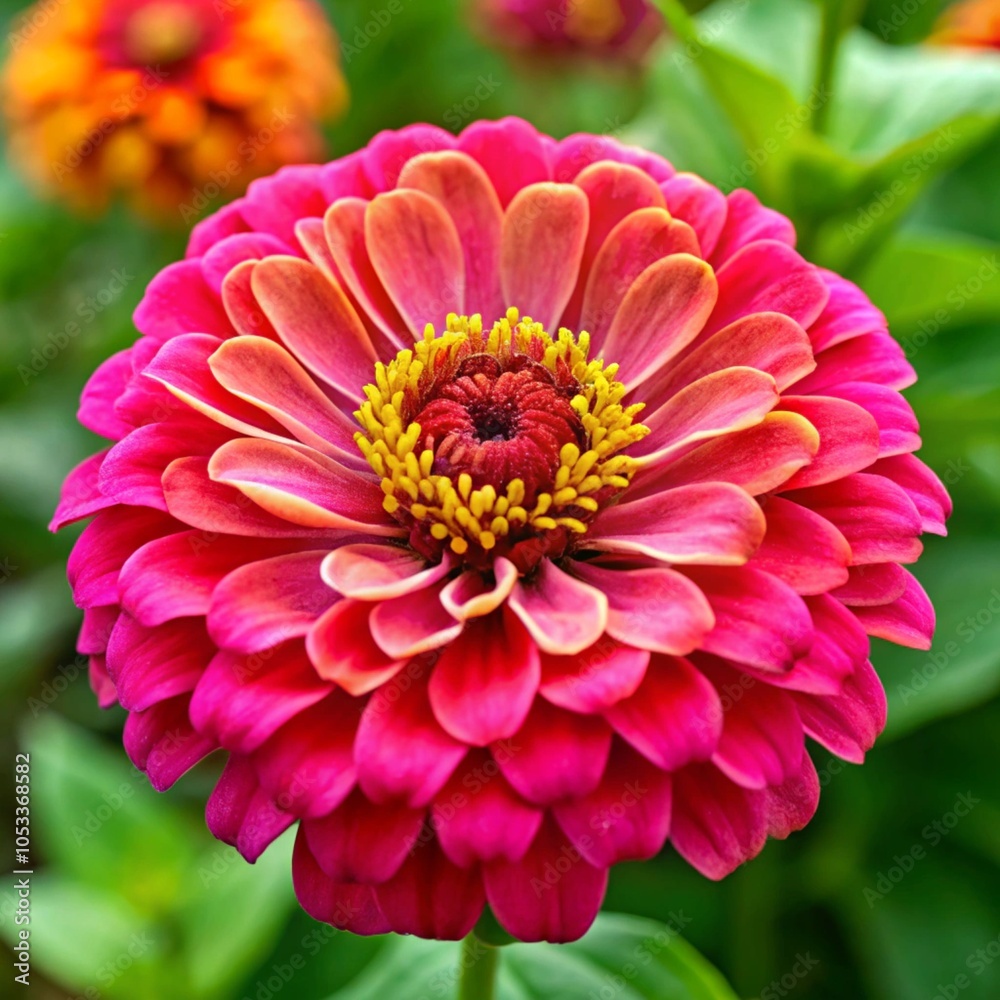 zinnia flower illustration zinnia flower illustration
