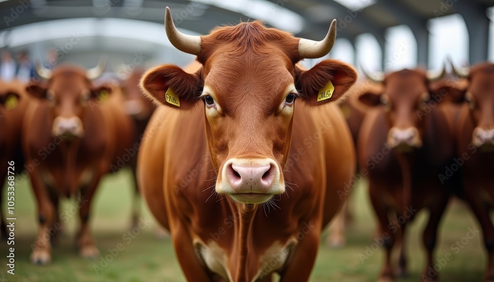 Bullish in the herd A leader among cattle Bullish in the herd A leader among cattle