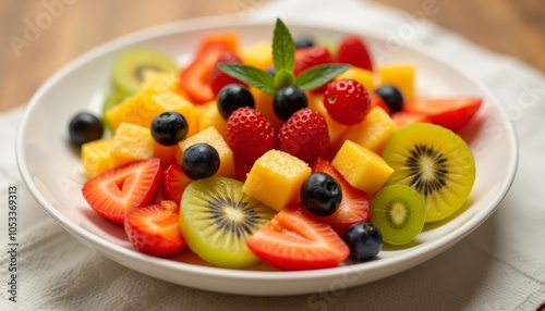  Fresh and vibrant fruit salad ready to brighten your day