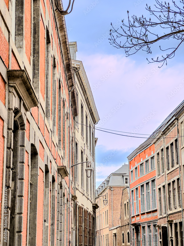 Obraz premium Street view of Namur in Belgium