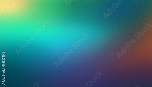 Abstract background, color #003399 and color #0033cc gradient background with light leak and grainy texture.