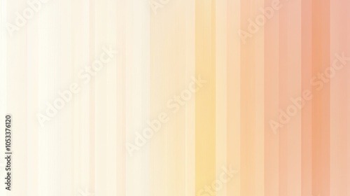 Soft Peach to Pale Yellow Gradient Background for Minimalist Designs Generative AI