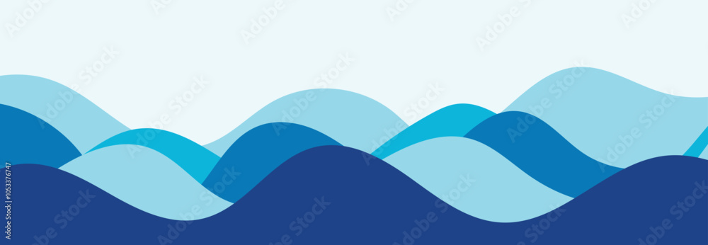 abstract blue wave vector background abstract blue wave vector background