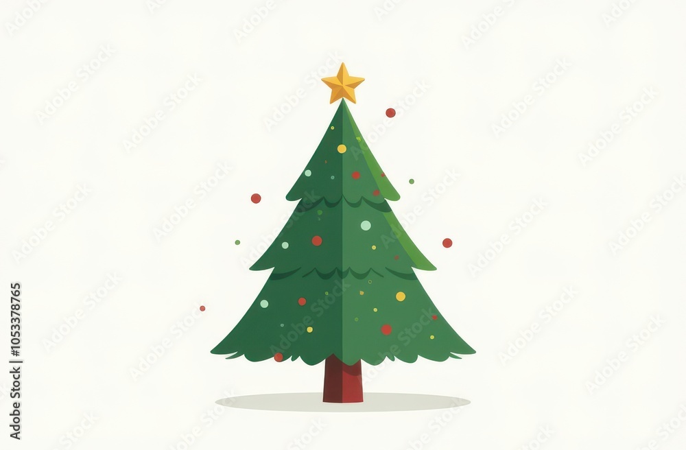 Fototapeta premium Minimalist New Year's Eve Card