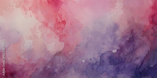 Pink purple watercolor colorful background.