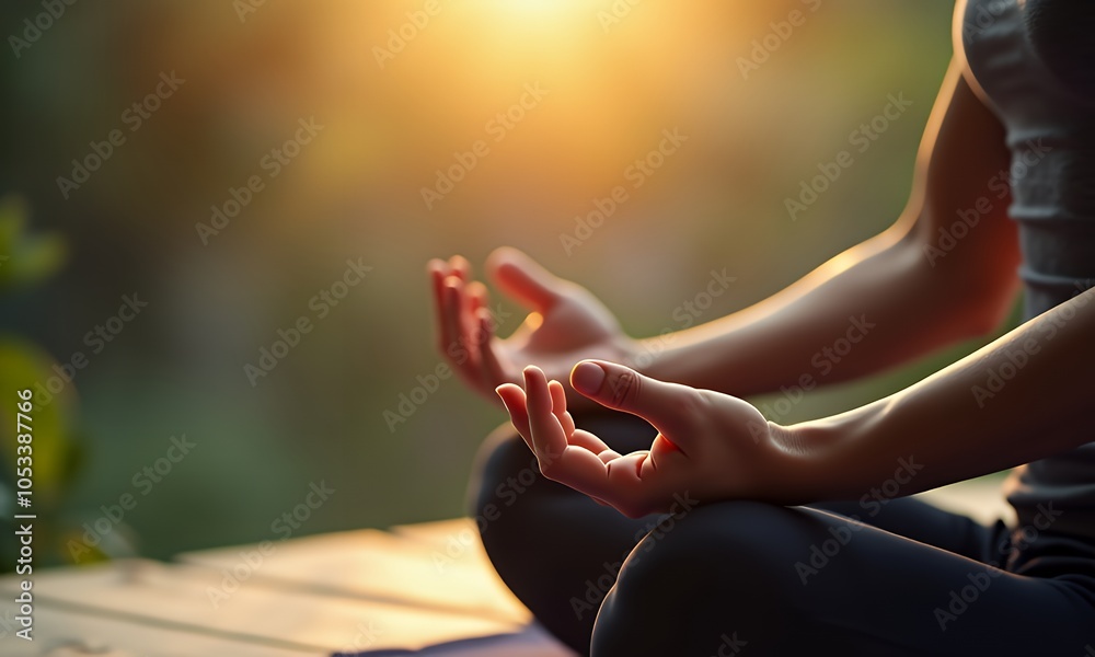 custom made wallpaper toronto digitalWomen doing yoga exercise hand symbol