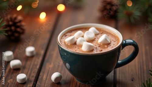  Cozy up with a cup of marshmallowy delight photo