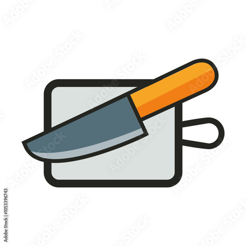 Make a Professional Knife Icon Vector