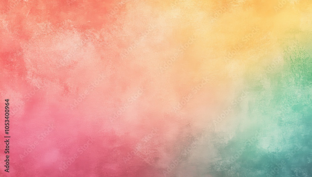 Fototapeta premium Abstract gradient background with colorful soft shapes, pastel colors of pink, orange,
