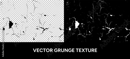 Vector grunge texture, abstract background overlay. Textured backdrop with cracks, scuffs, and stains. Vintage old scratched distress effect illustration design