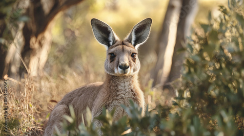 Kangaroo in the Bush photo