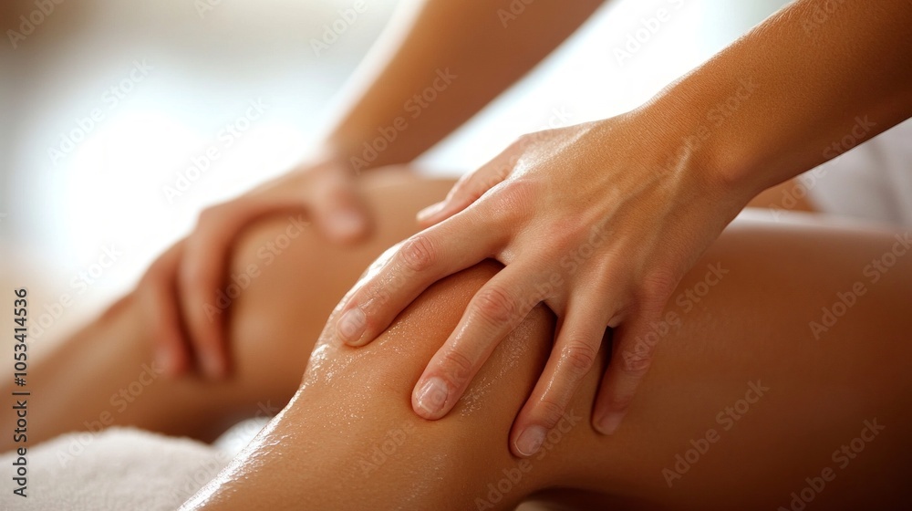 custom made wallpaper toronto digitalA person massaging their calf to ease muscle cramps and soreness.