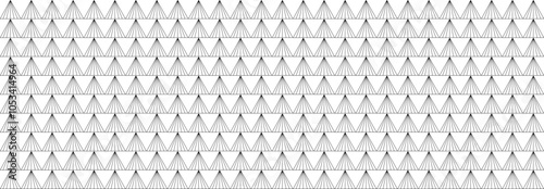 Abstract, Geometric, Lines, pattern, triangle, Illustration, vector, alternating overlapping, symmetrical, orderly arrangement background, black and white, banner, website, template.