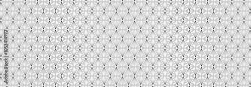Abstract, Geometric, Lines, pattern, triangle, Illustration, vector, alternating overlapping, symmetrical, orderly arrangement background, black and white, banner, website, template.