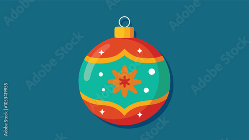 Elegant Christmas Bauble Background Design for Festive Celebrations