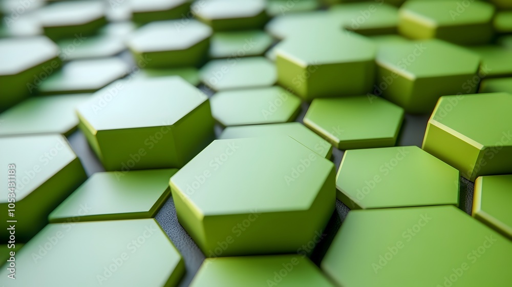 Minimalist Lime Green Hexagonal 3D Illusion Abstract Geometric Backdrop Minimalist Lime Green Hexagonal 3D Illusion Abstract Geometric Backdrop