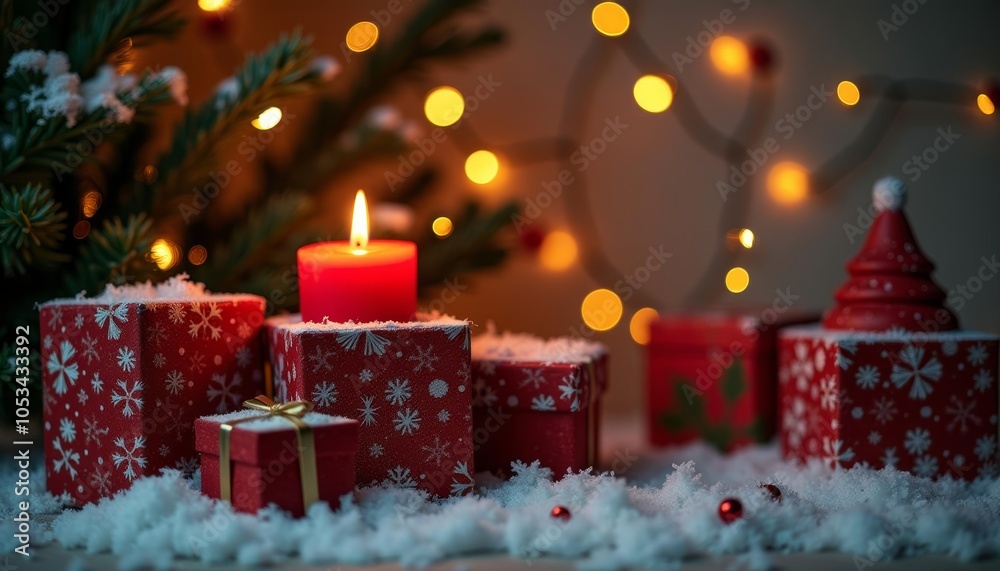 Cozy Christmas A warm glow in the snowy night Cozy Christmas A warm glow in the snowy night