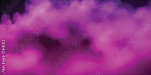 Purple and pink background. Abstract smoke fog or clouds in center with dark border grunge design. Colorful violet purple and pink background. abstract, texture, design, sky, banner, paper